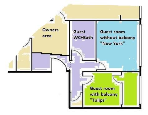 Tulips - Guest Room Close To The Airport, Free Street Parking Sofia Exterior photo
